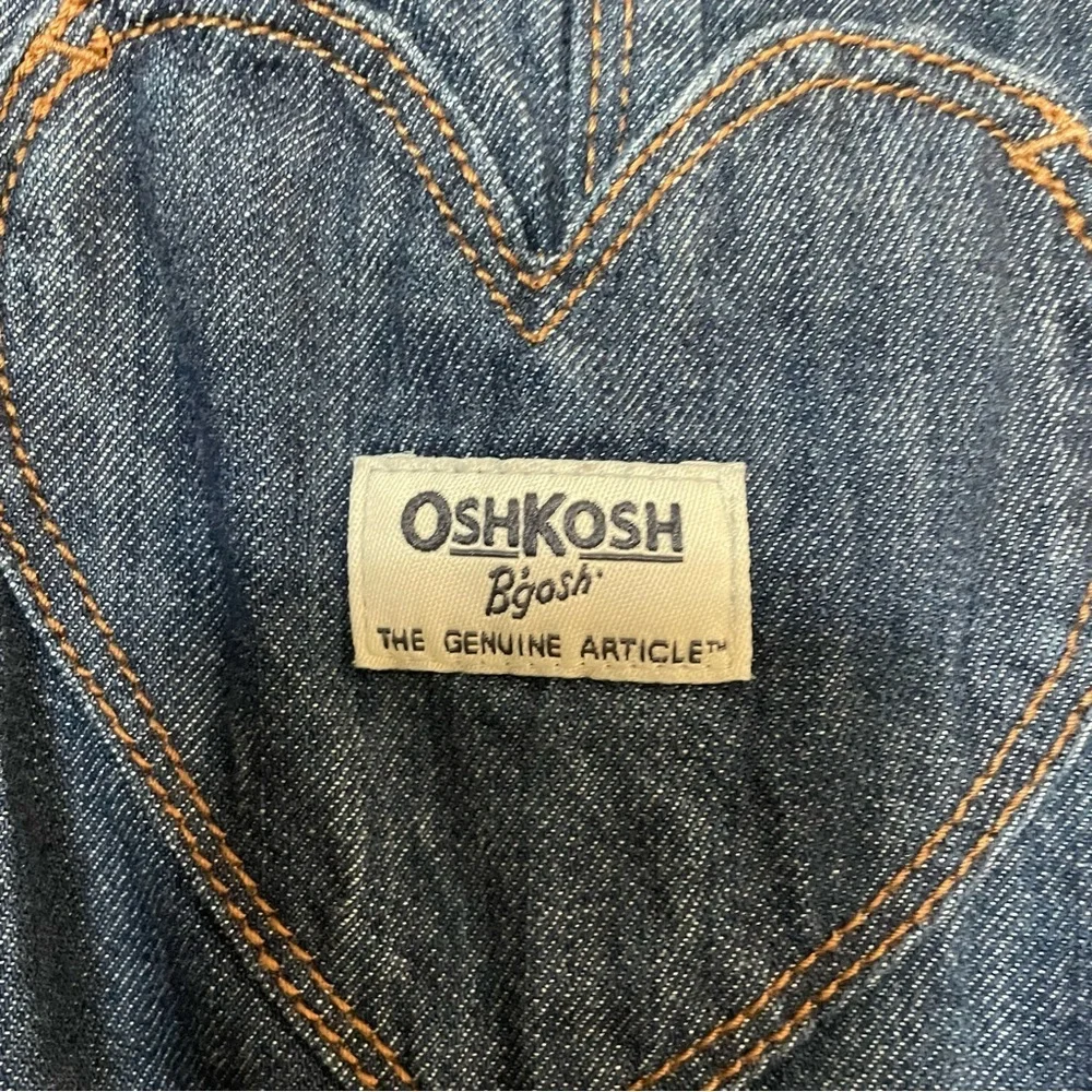 OshKosh B'gosh Blue Classic Denim Overalls - Picture 3 of 4